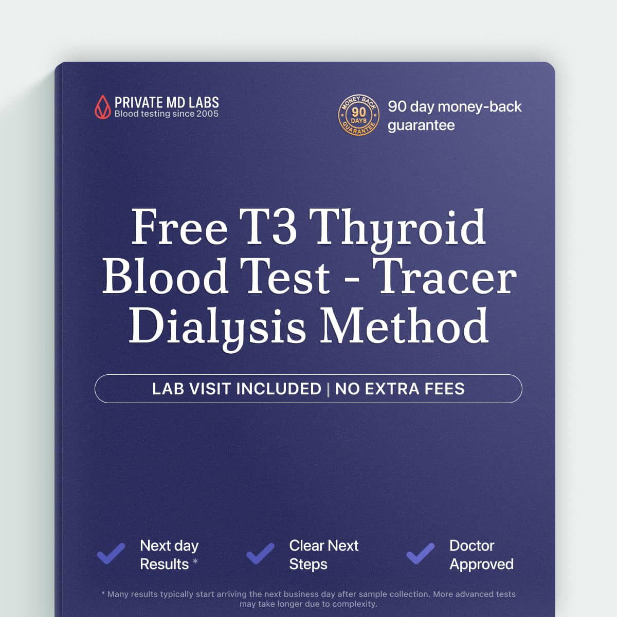 T3 Free tracer dialysis test for diagnosing hyperthyroidism and thyroid imbalances