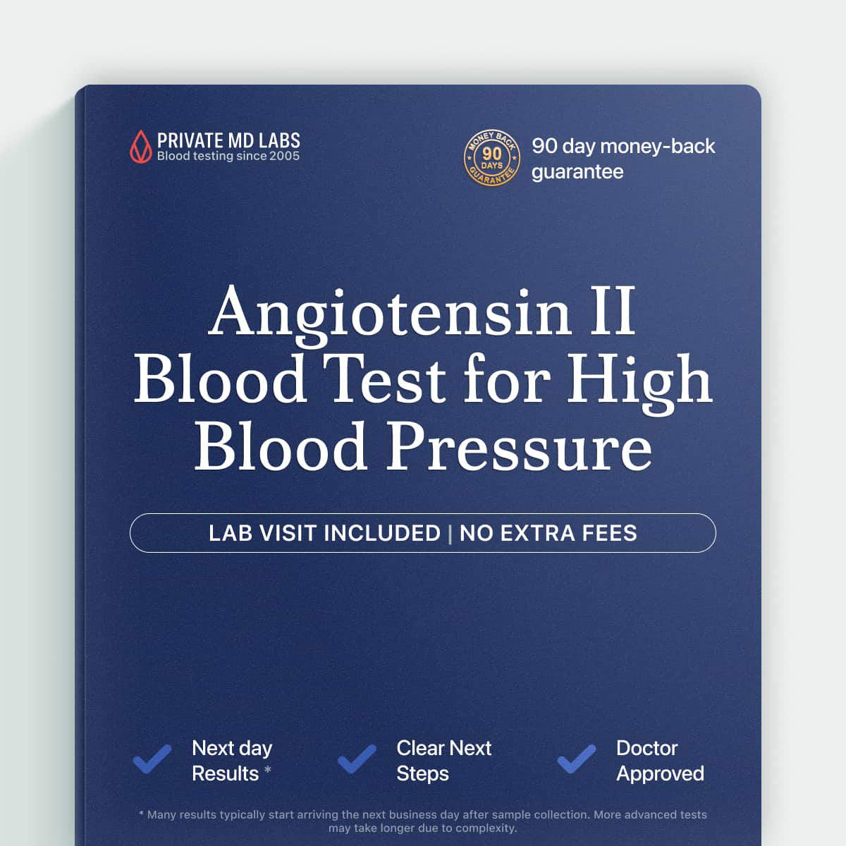 Angiotensin II blood test for evaluating high blood pressure linked to kidney issues