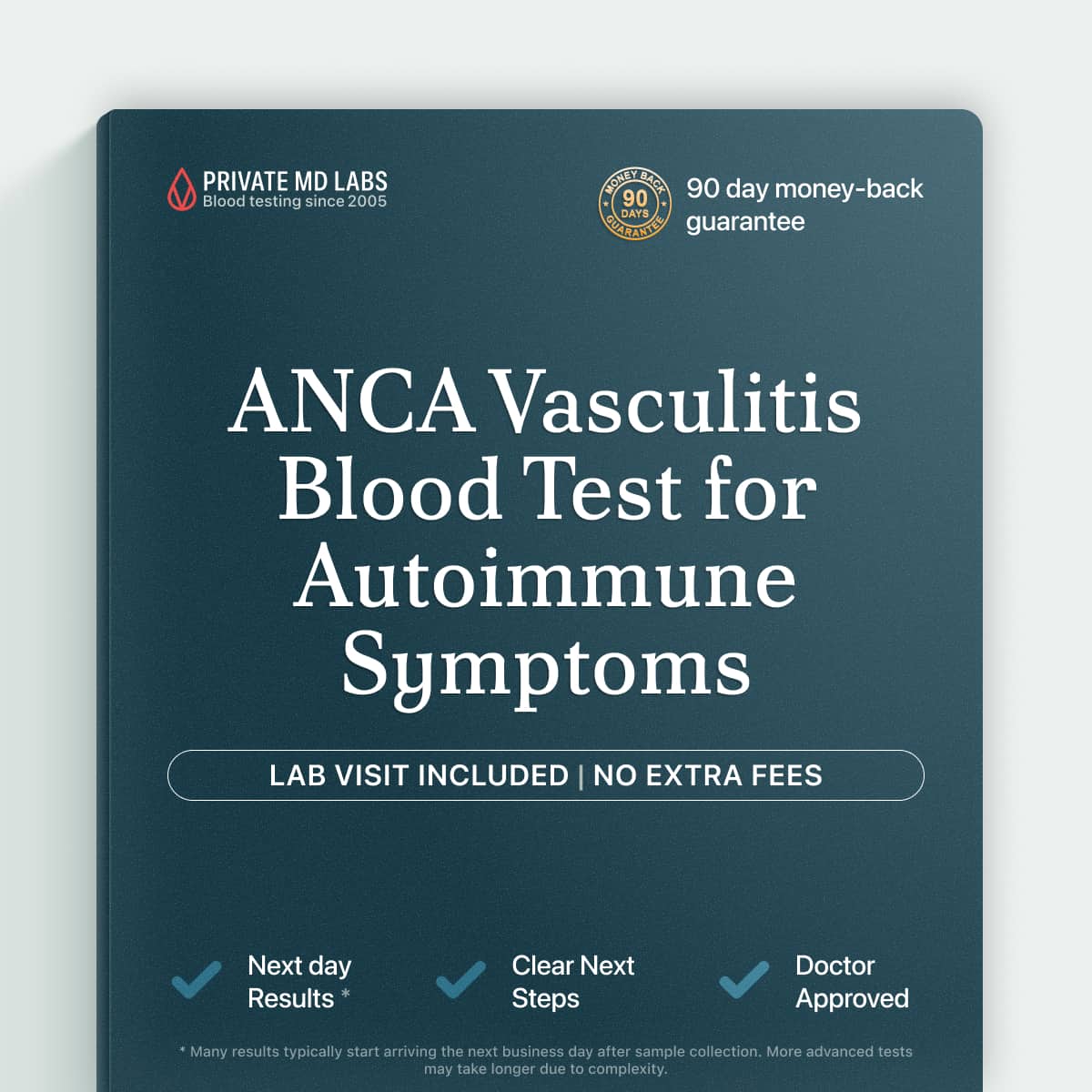 ANCA vasculitis test for adults with unexplained autoimmune or inflammatory symptoms