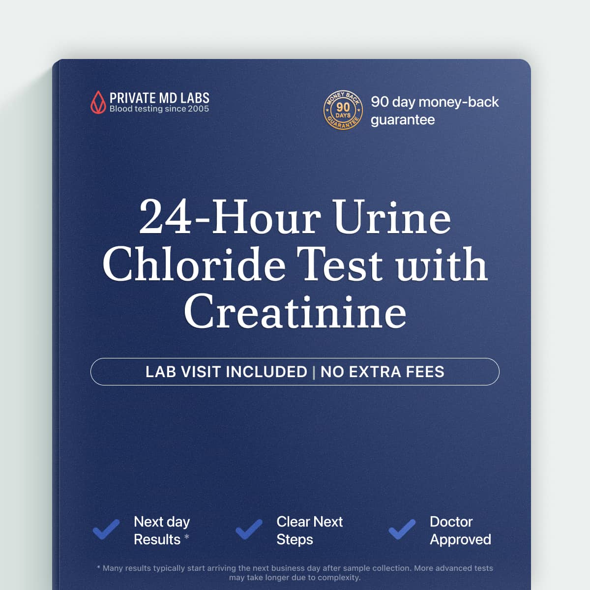 24-hour urine chloride test for tracking hydration, kidney, and electrolyte balance
