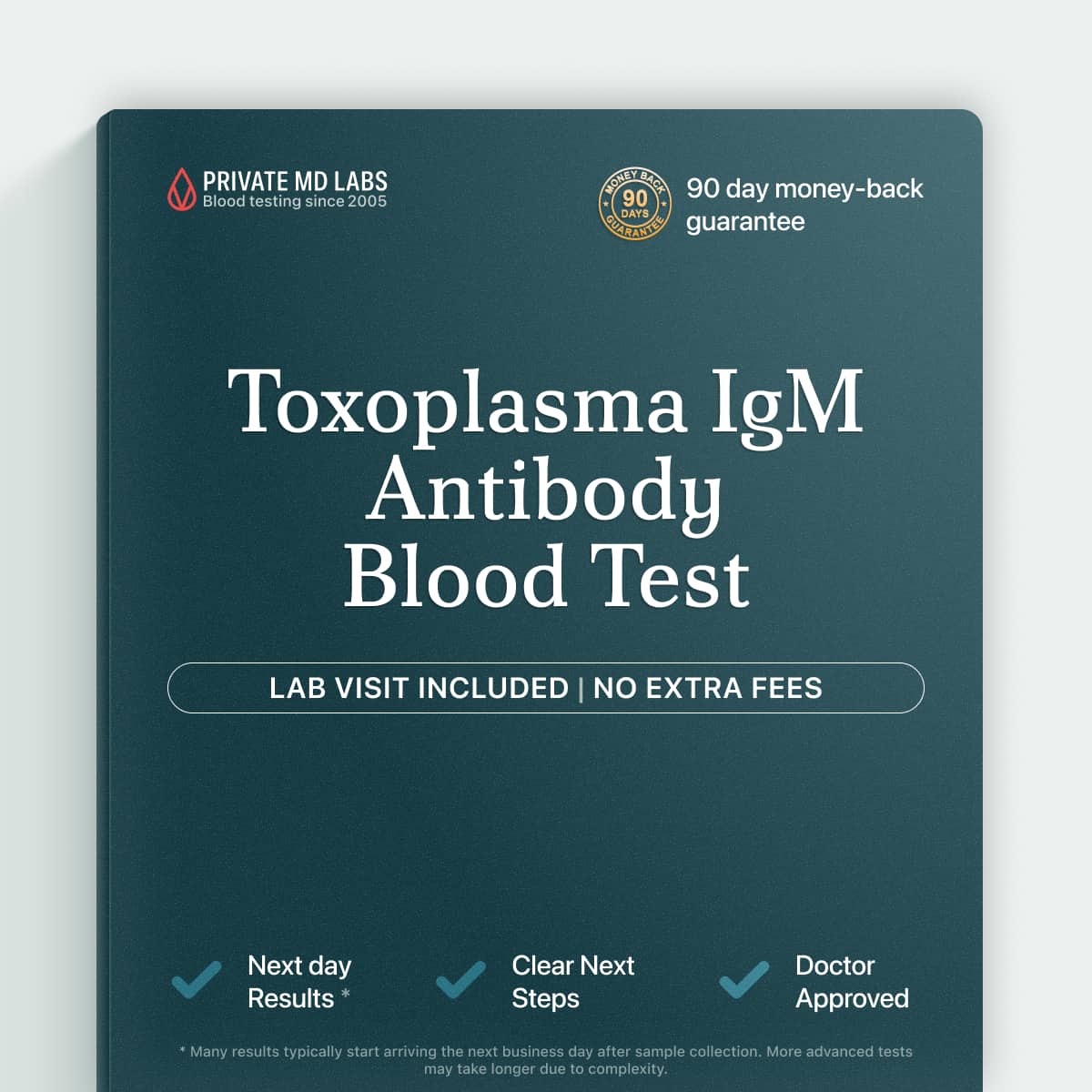 Toxoplasma IgM antibody test for pregnancy planning and infection exposure screening