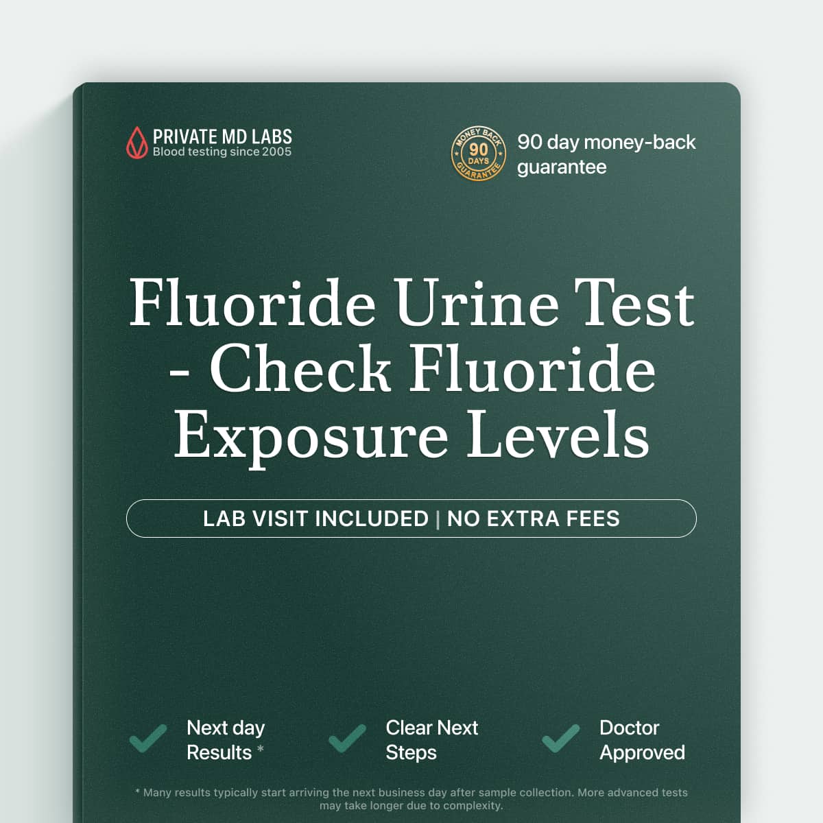 Random urine fluoride test for checking fluoride exposure and toxicity levels