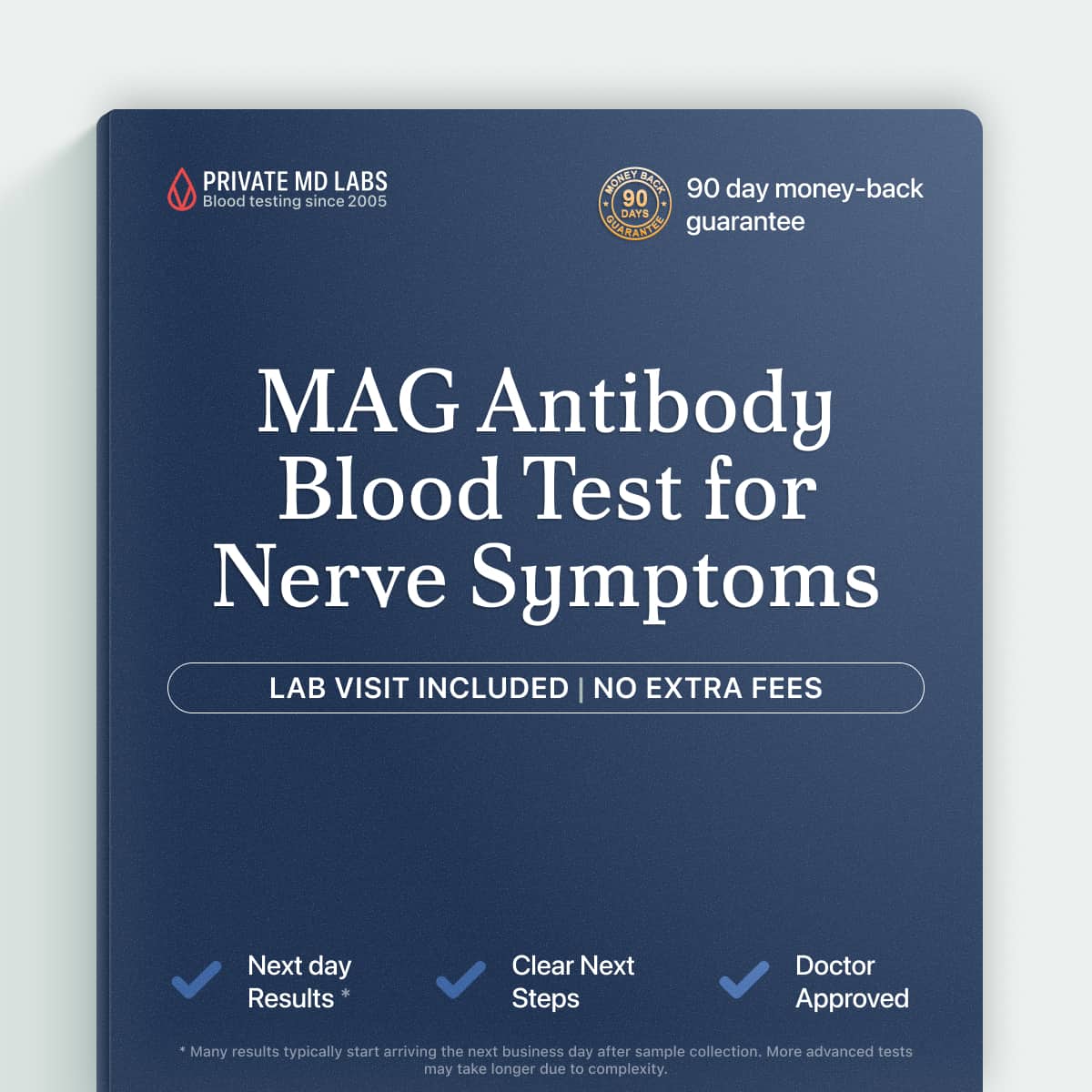Specialized nerve antibody blood test for diagnosing neuropathy and nerve-related symptoms