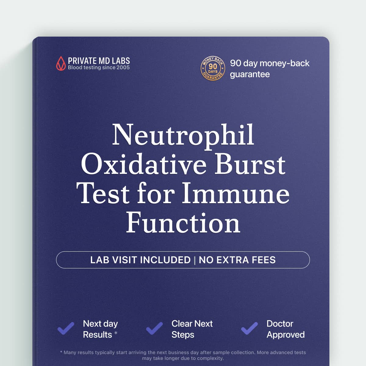 Immune function test for recurrent infections or suspected chronic granulomatous disease