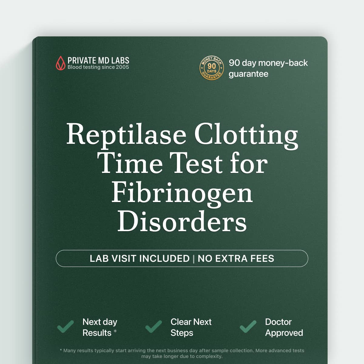 Reptilase Clotting Time test for evaluating fibrinogen disorders and heparin contamination
