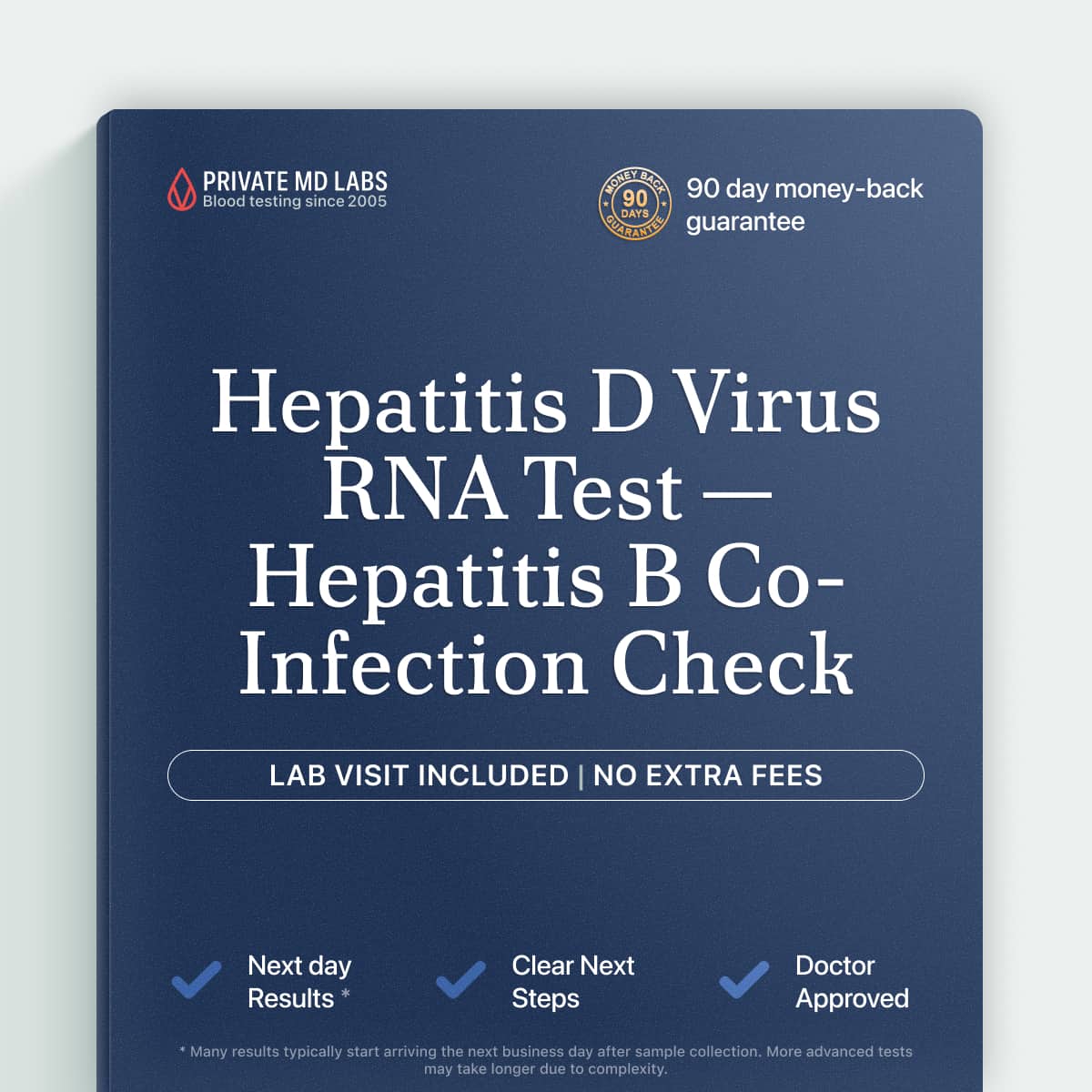 Hepatitis D RNA PCR test for people with chronic hepatitis B infection