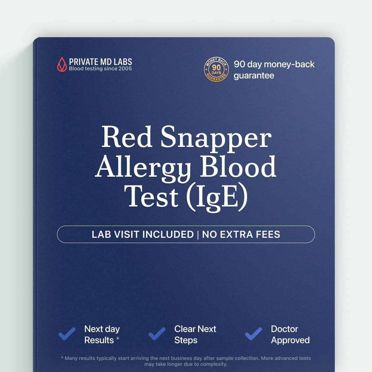 Allergen test for red snapper food allergy symptoms after eating fish