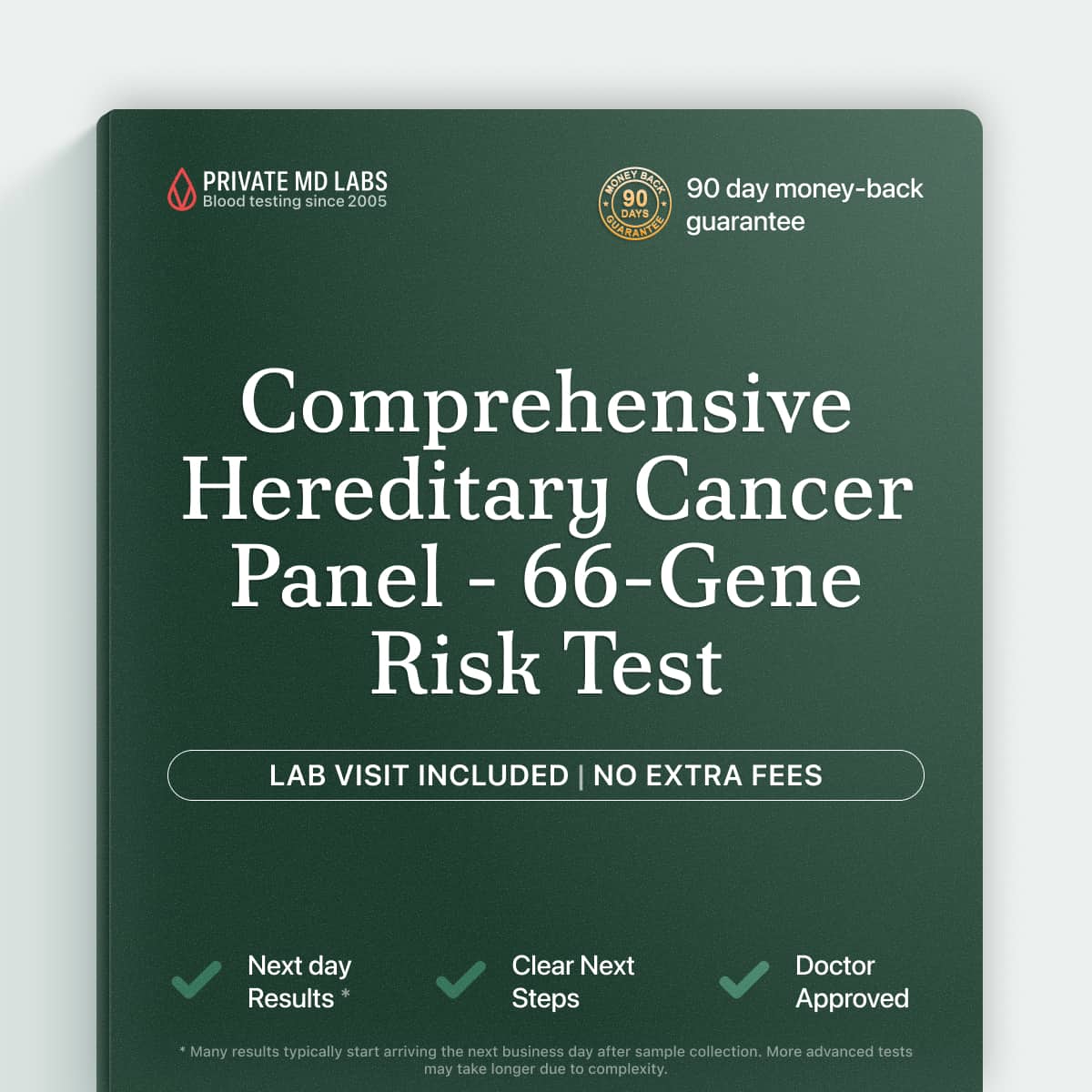 Hereditary cancer panel for people with family history of cancer