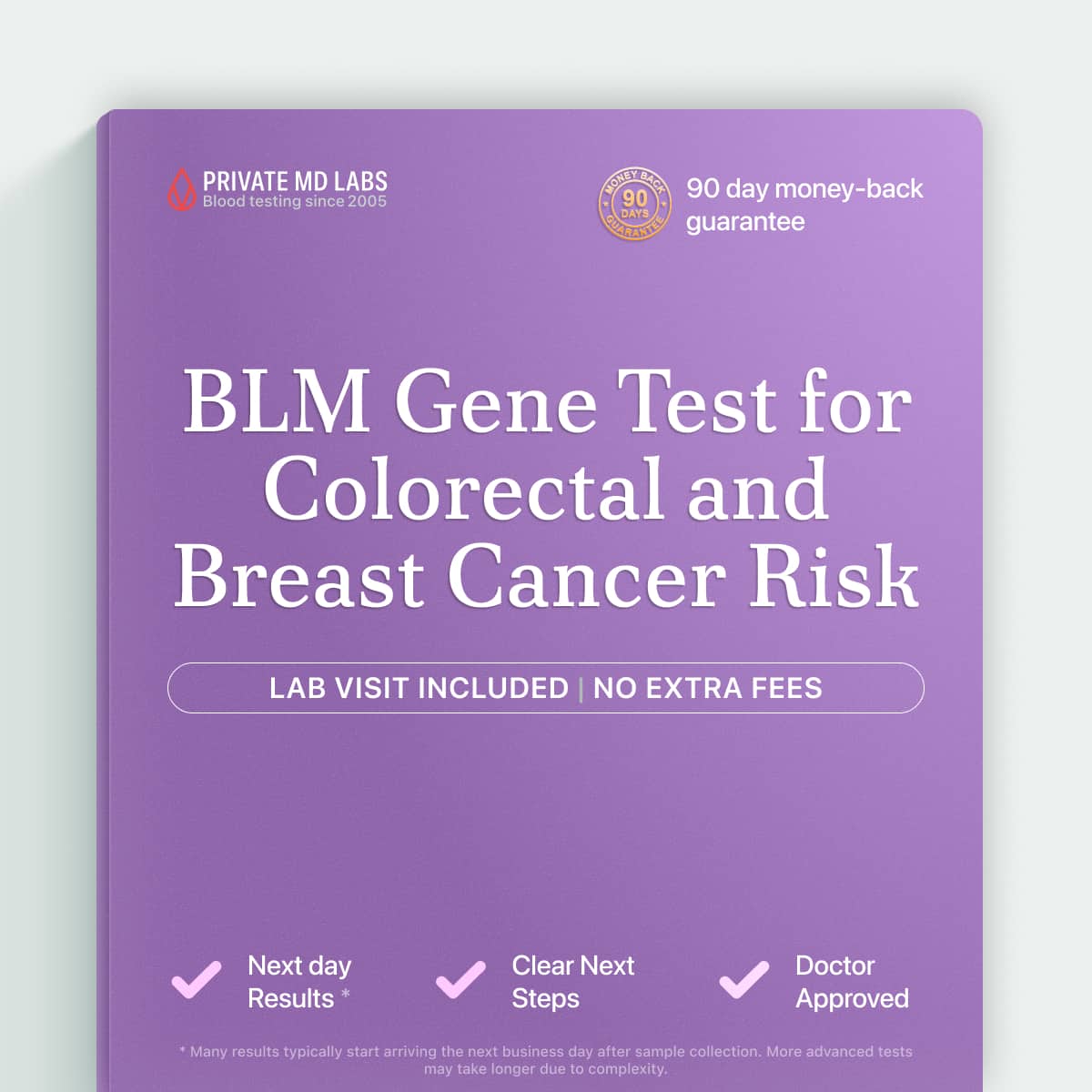 Genetic cancer risk test for families with colorectal or breast cancer history