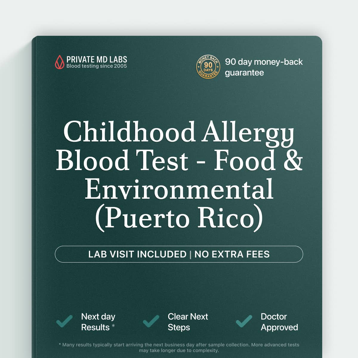 Childhood allergy panel for kids with food and environmental allergy symptoms