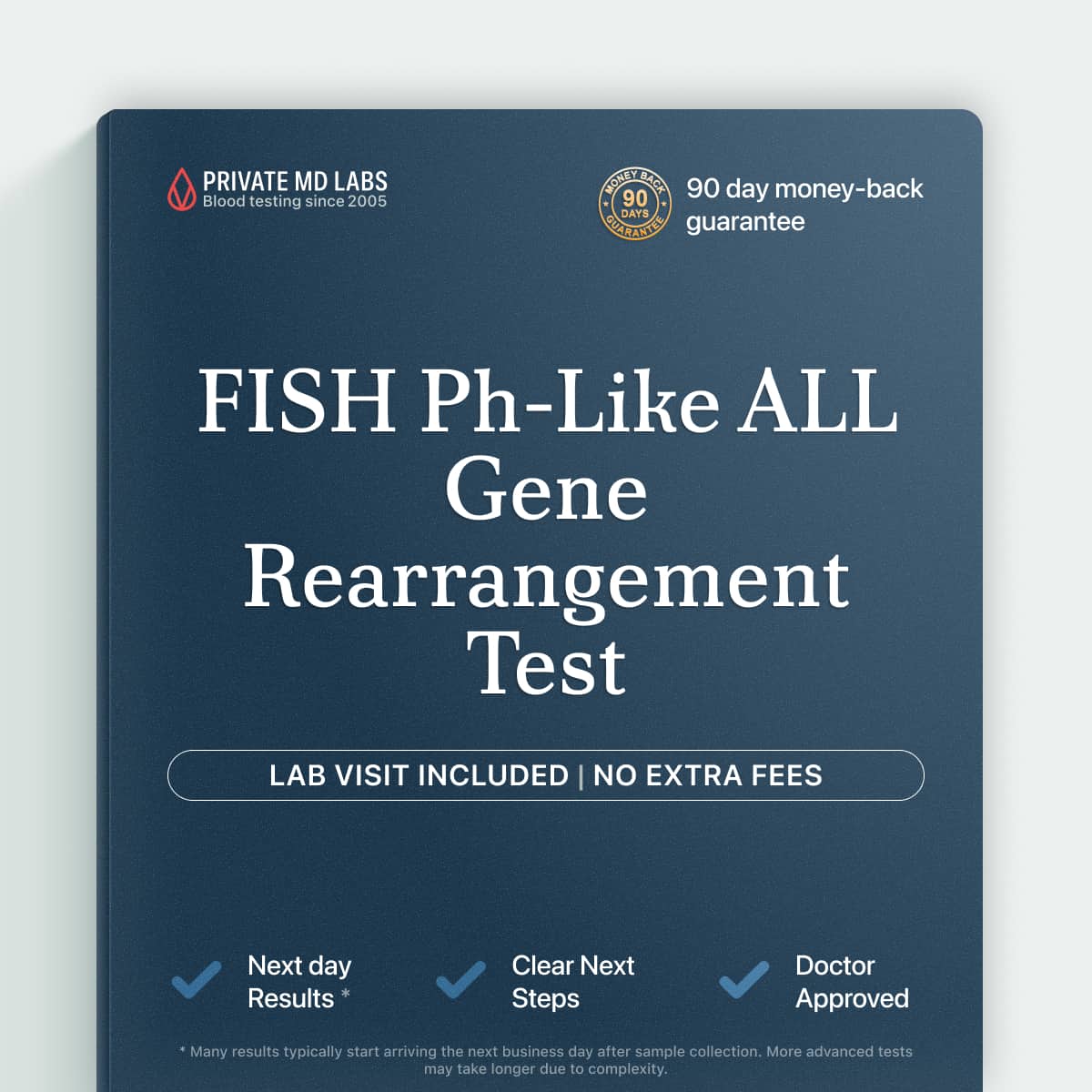 FISH panel for leukemia patients checking ABL1, ABL2, PDGFRB gene rearrangements