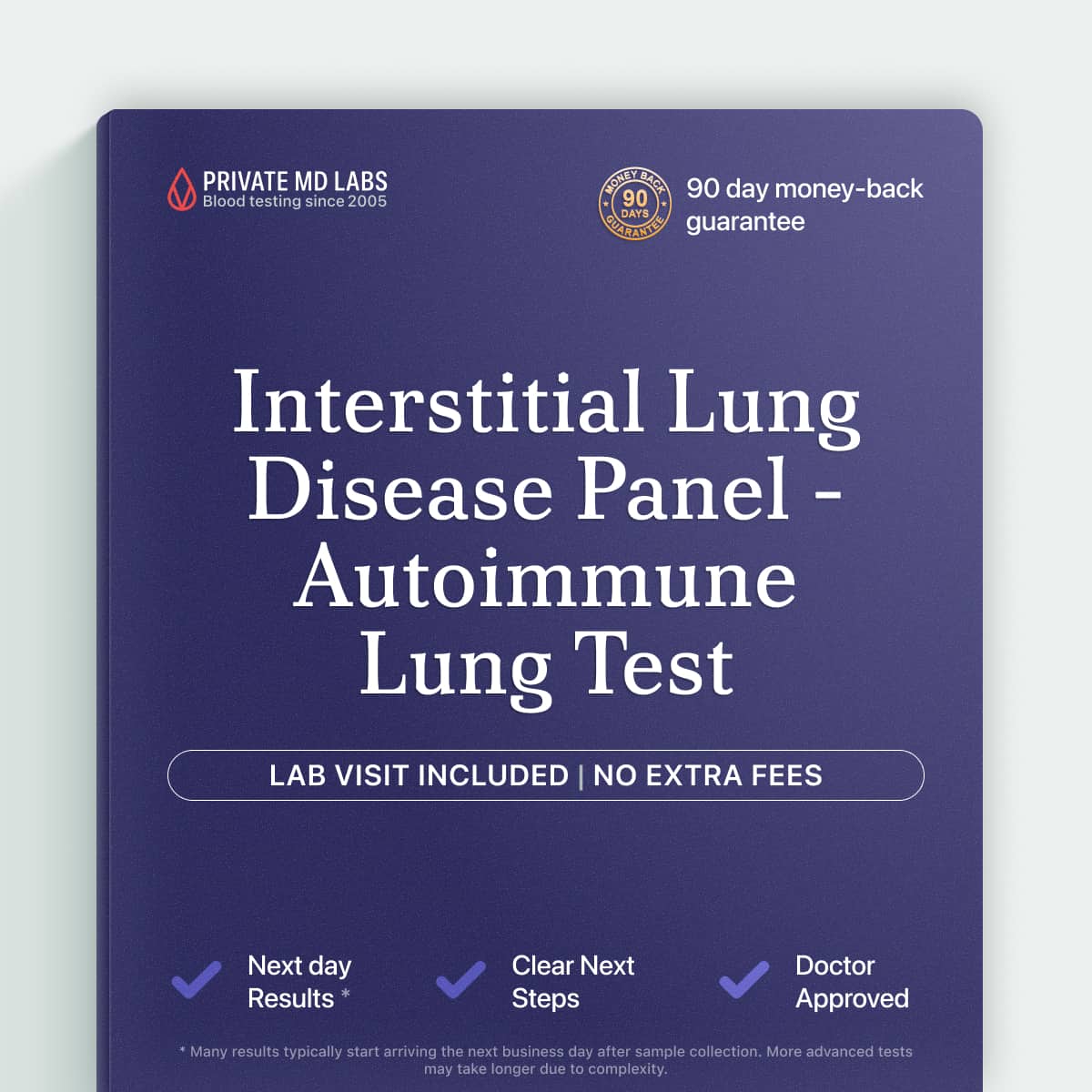 Interstitial lung disease panel testing for connective tissue disease-related lung fibrosis risk