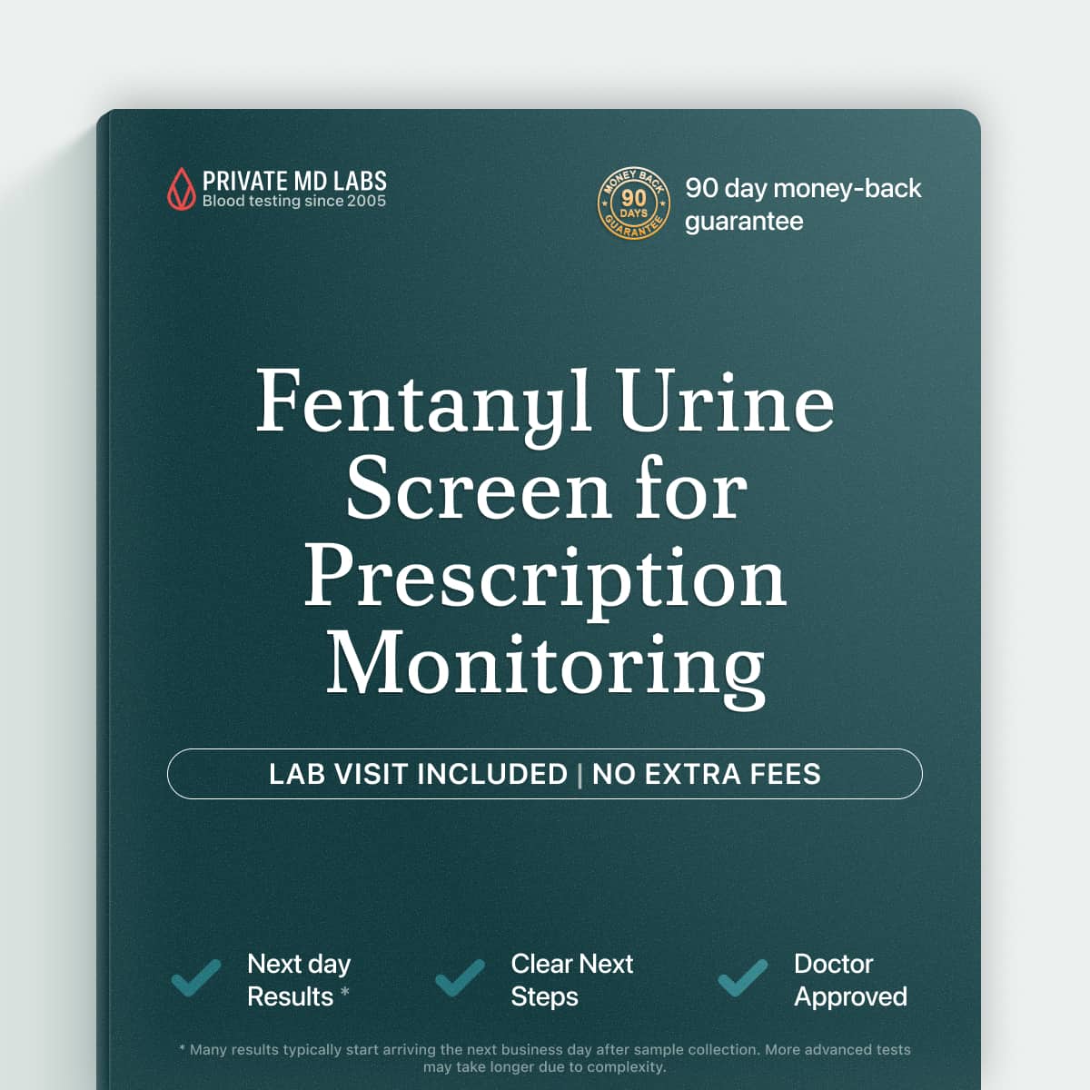 Urine fentanyl screen for monitoring prescription opioid compliance and use