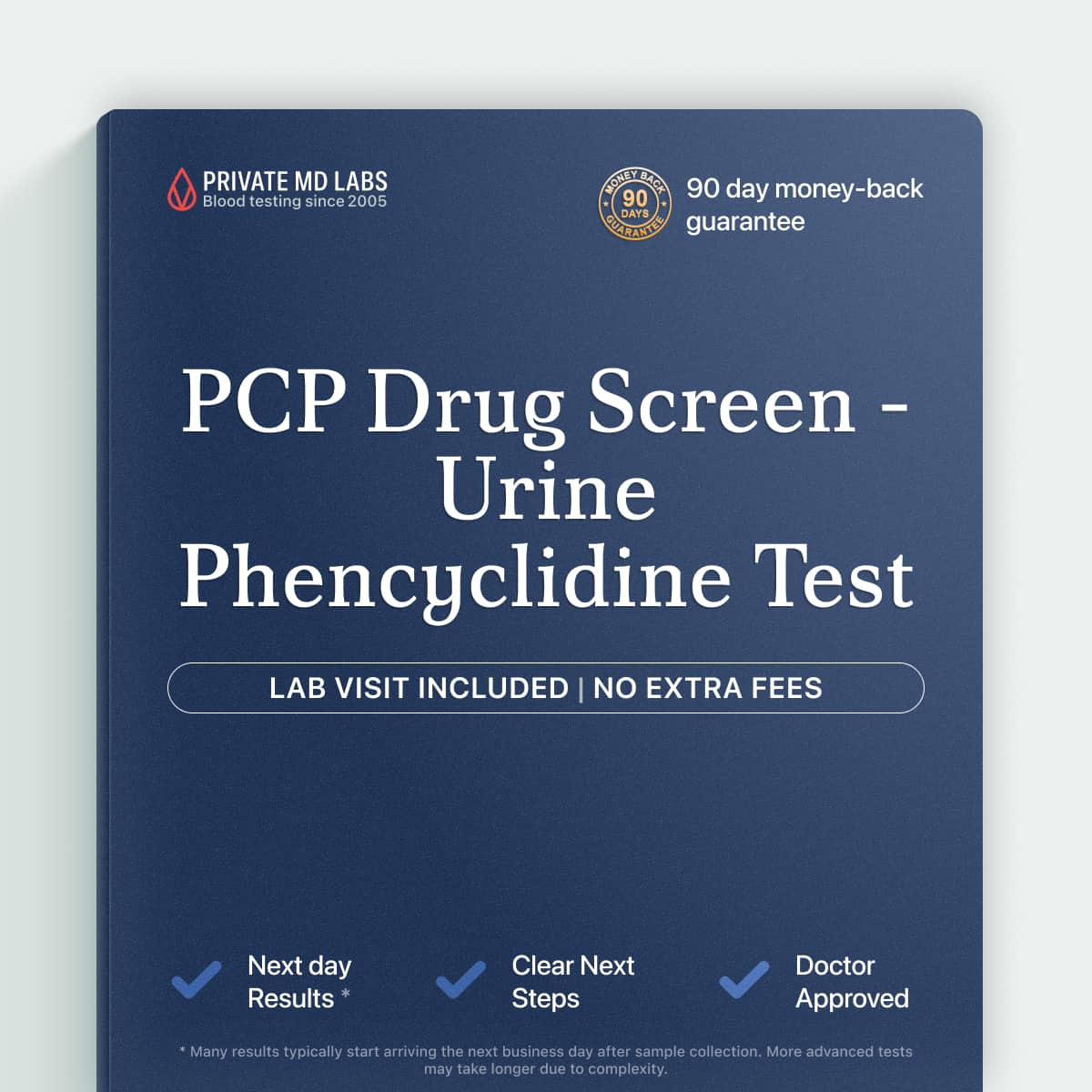 Urine drug screen for PCP monitoring in treatment compliance programs