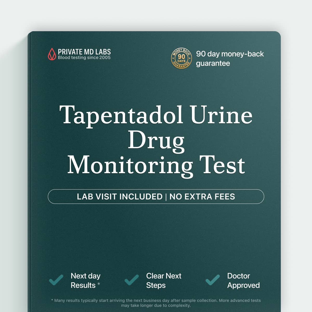 Urine drug monitoring test for tracking tapentadol compliance during pain treatment