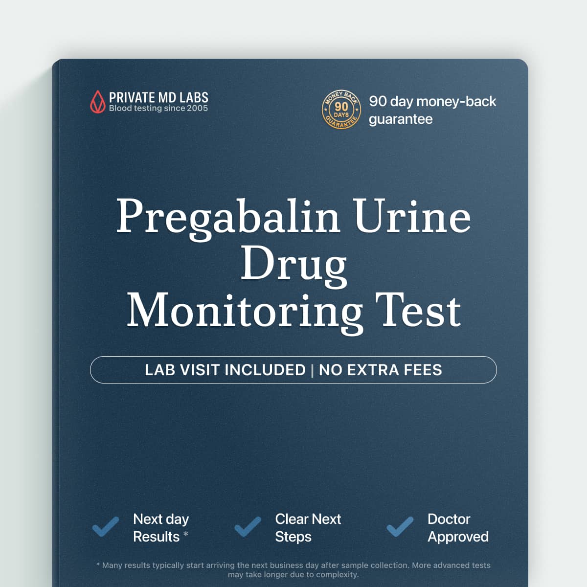 Urine drug monitoring test for patients prescribed pregabalin therapy