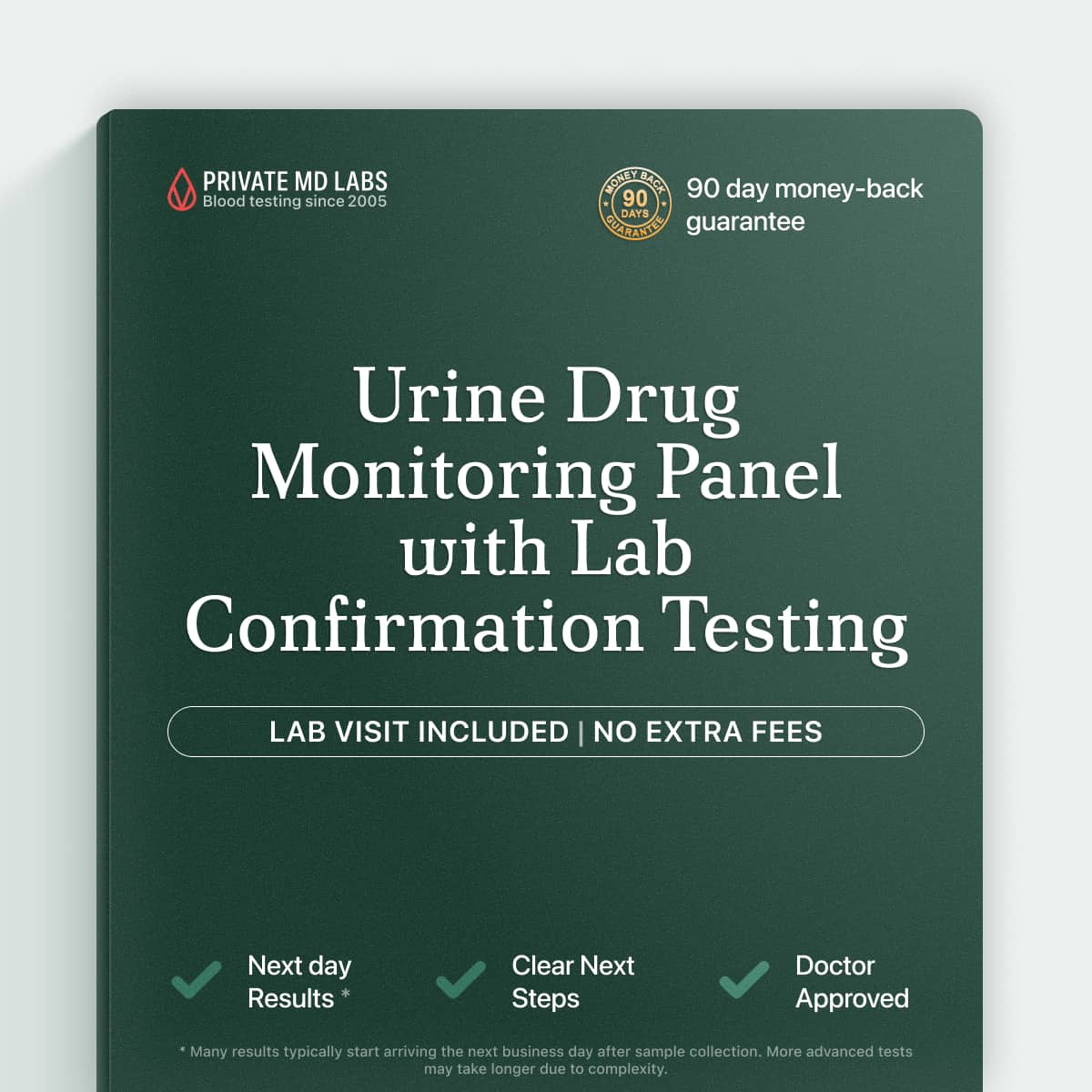 Urine drug monitoring panel for tracking prescription compliance and detecting illicit substance use