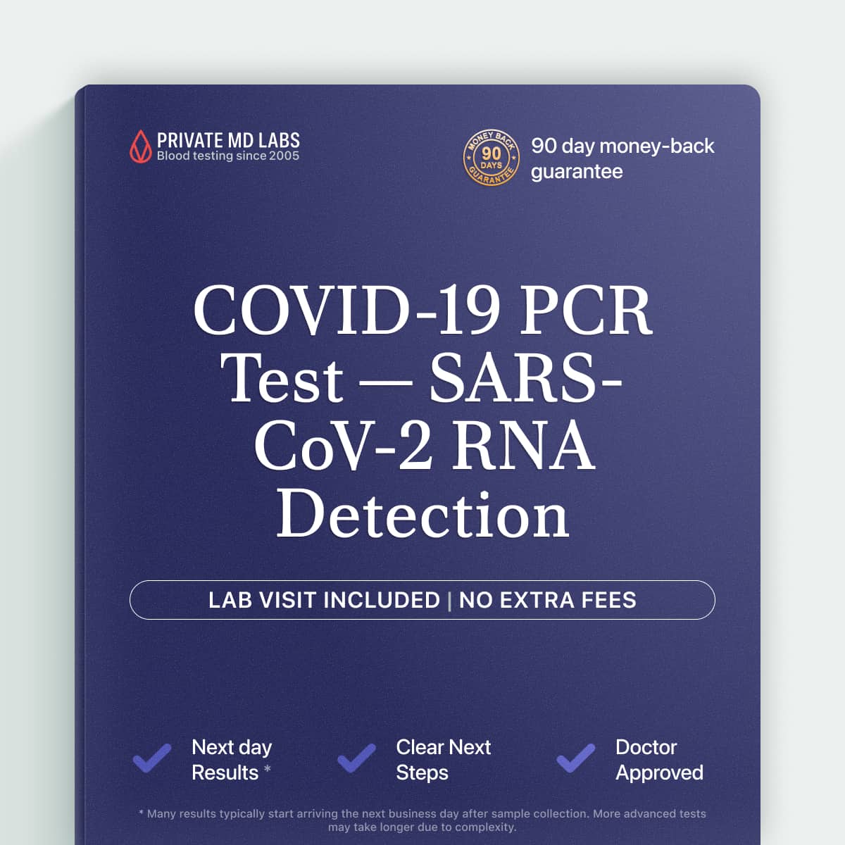 COVID-19 NAAT test for individuals with symptoms or known exposure
