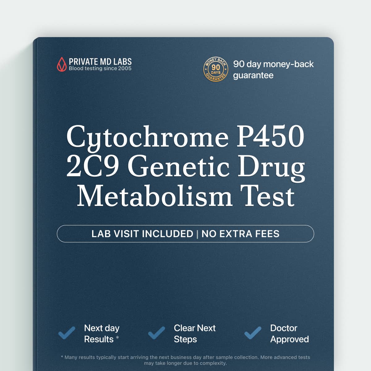Cytochrome P450 2C9 genetic test for personalized medication metabolism assessment