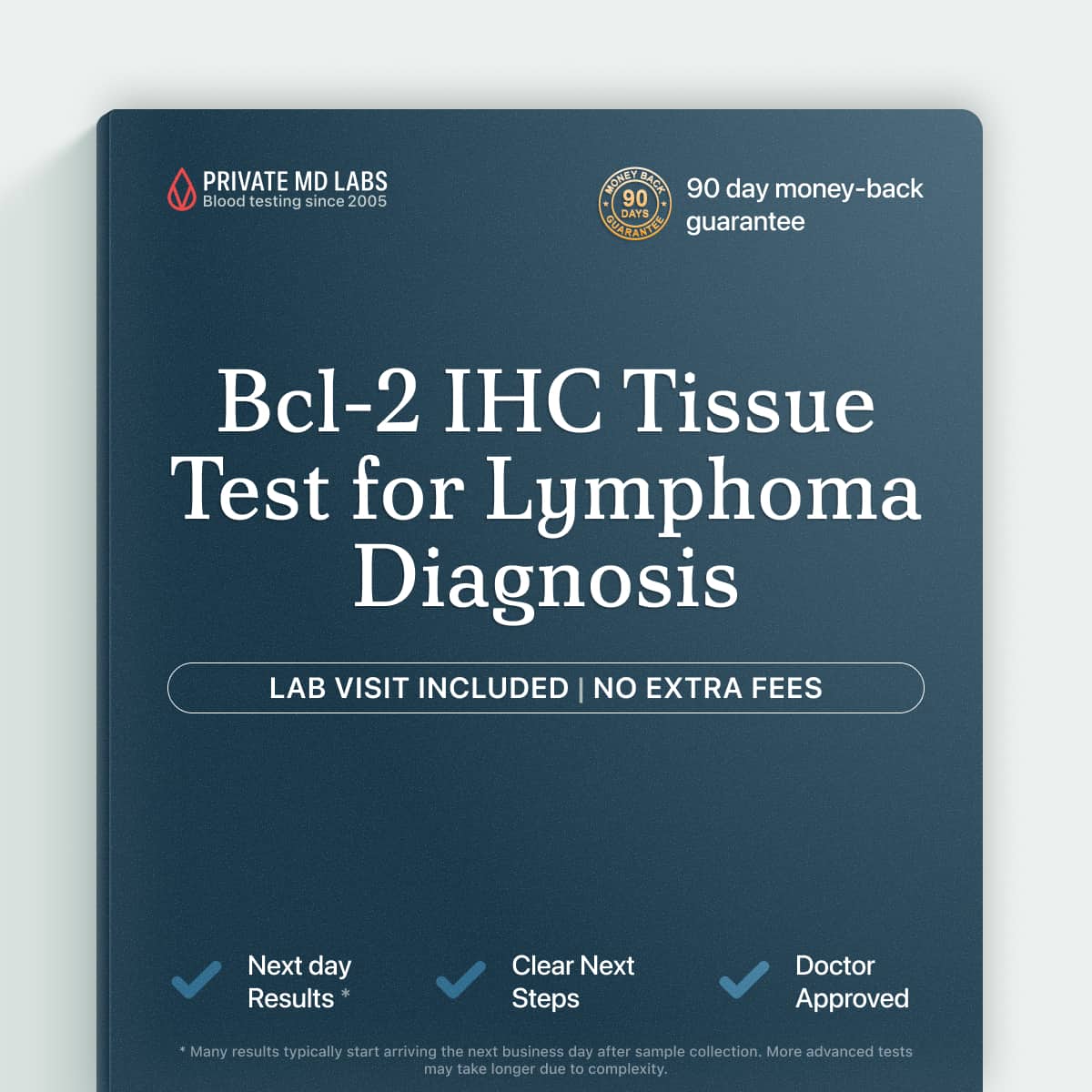 Bcl-2 IHC test for tissue analysis in suspected follicular lymphoma cases