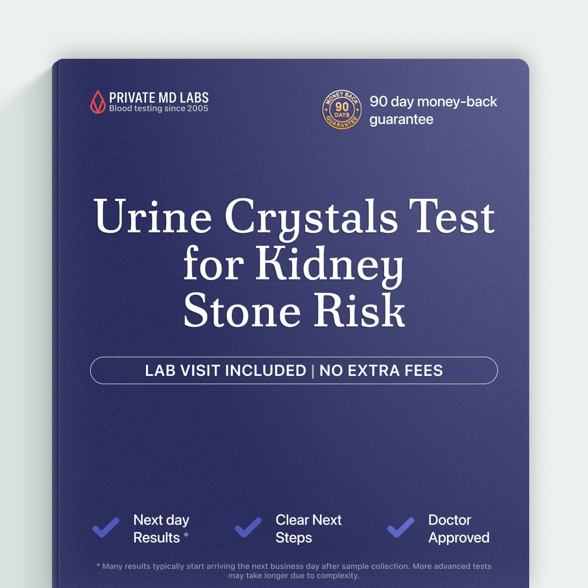 Urine crystals test for detecting kidney stone risk and metabolic imbalances
