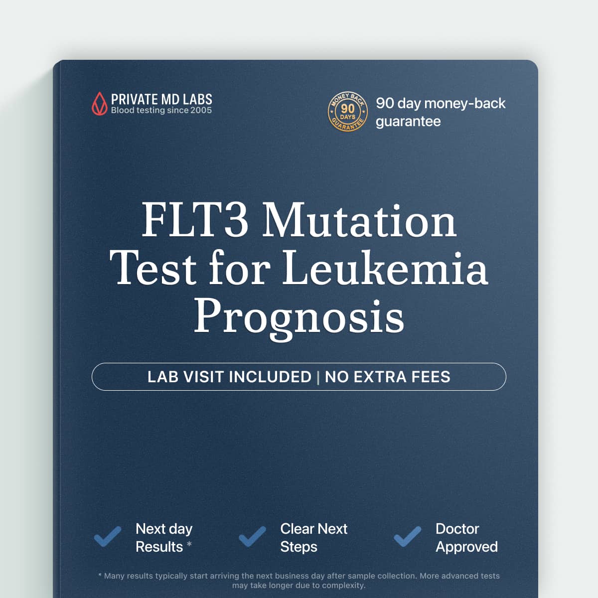 FLT3 mutation test for AML patients assessing leukemia prognosis and treatment options