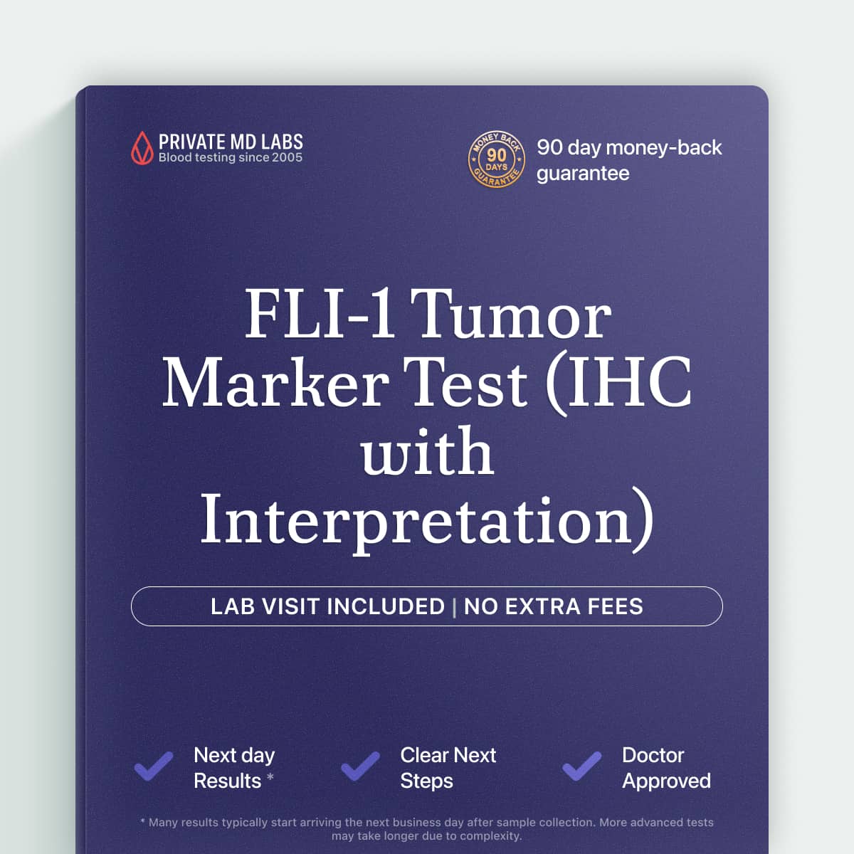 FLI-1 immunohistochemistry test for evaluating suspected Ewing sarcoma or vascular tumors