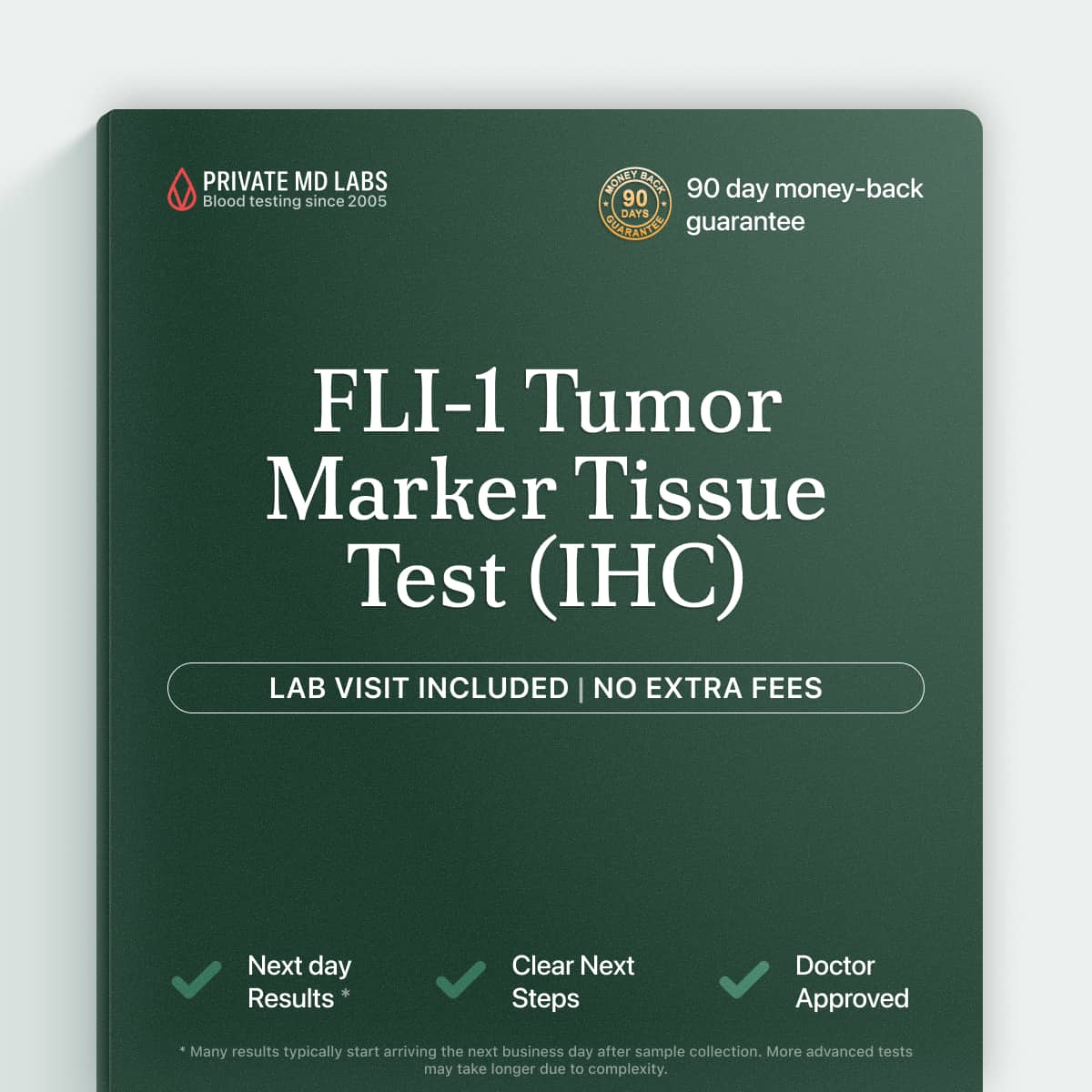 FLI-1 IHC tissue test for evaluating Ewing sarcoma and vascular tumors