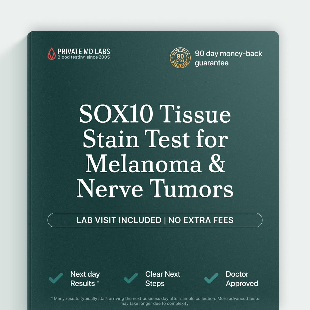SOX10 IHC test for identifying melanoma and peripheral nerve sheath tumors