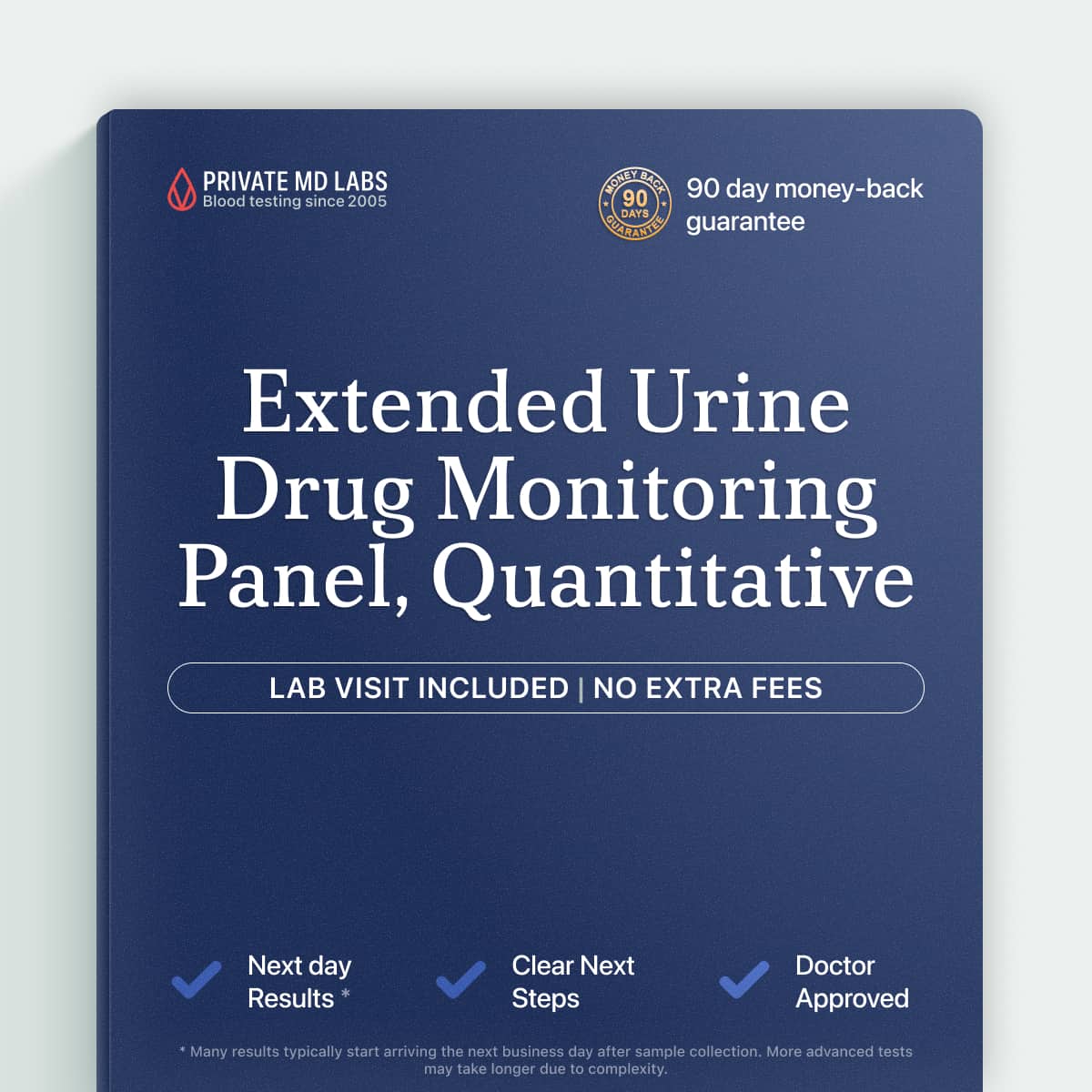 Extended urine drug monitoring panel for tracking prescription medication compliance and use