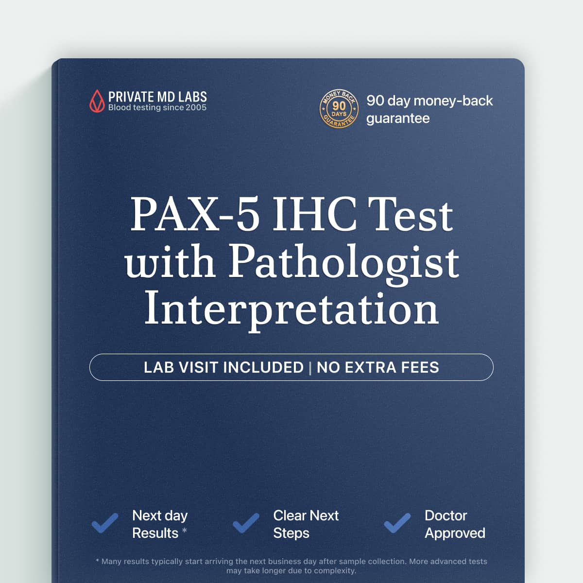 PAX-5 IHC test for evaluating suspected B-cell lymphoma or leukemia tissue
