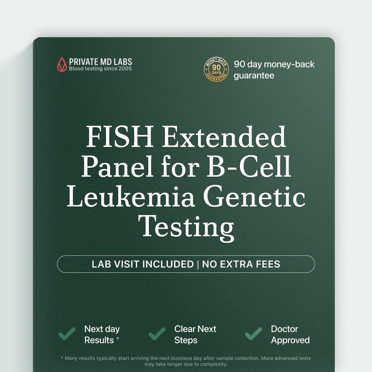 FISH genetic panel for B-cell leukemia risk stratification and treatment planning