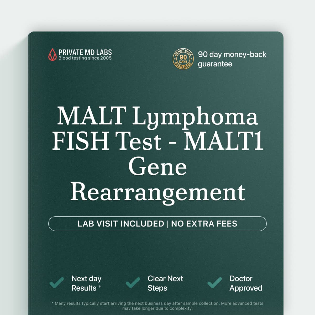 FISH test detecting MALT1 gene rearrangement for MALT lymphoma diagnosis