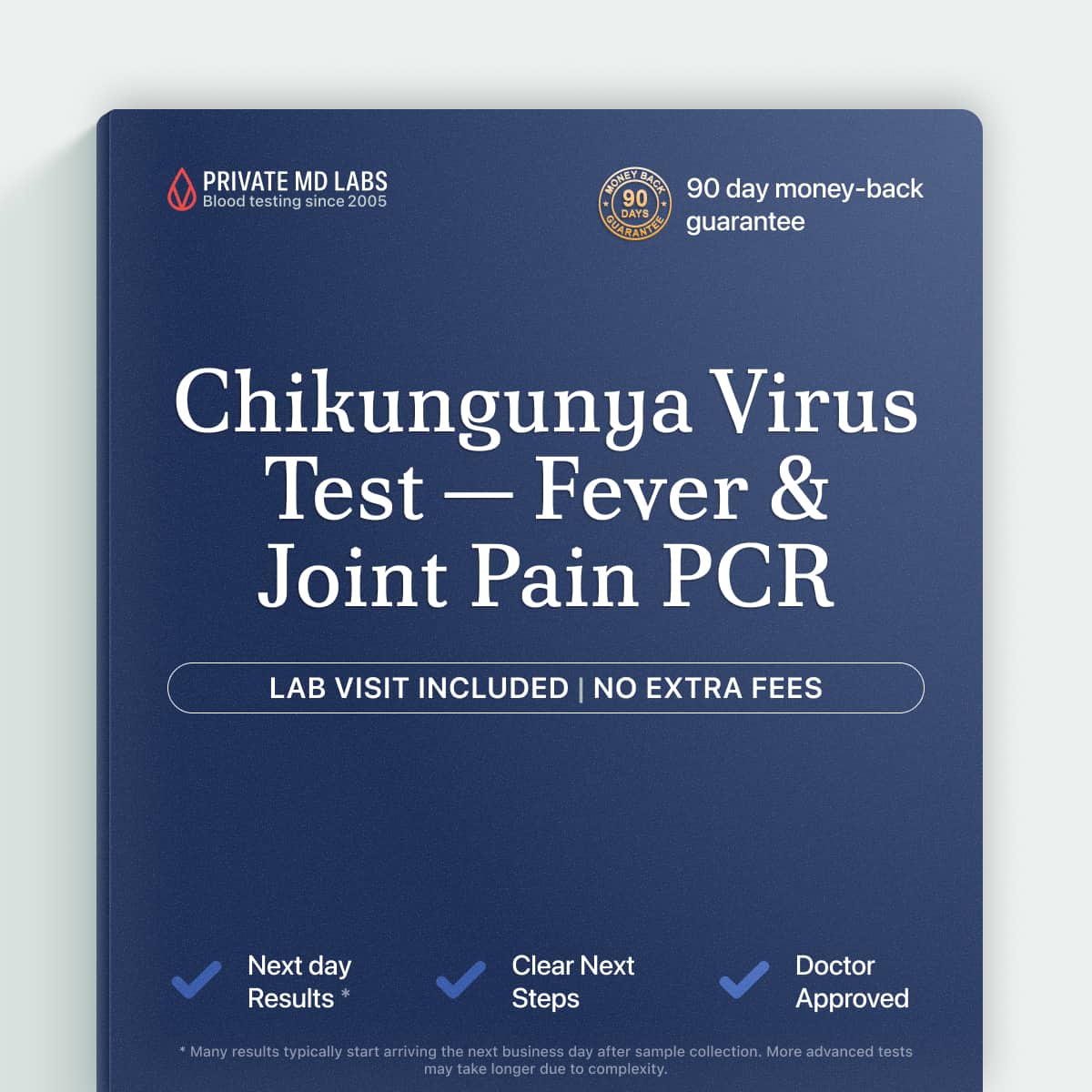 Chikungunya Virus RNA PCR test for diagnosing mosquito-borne fever and joint pain