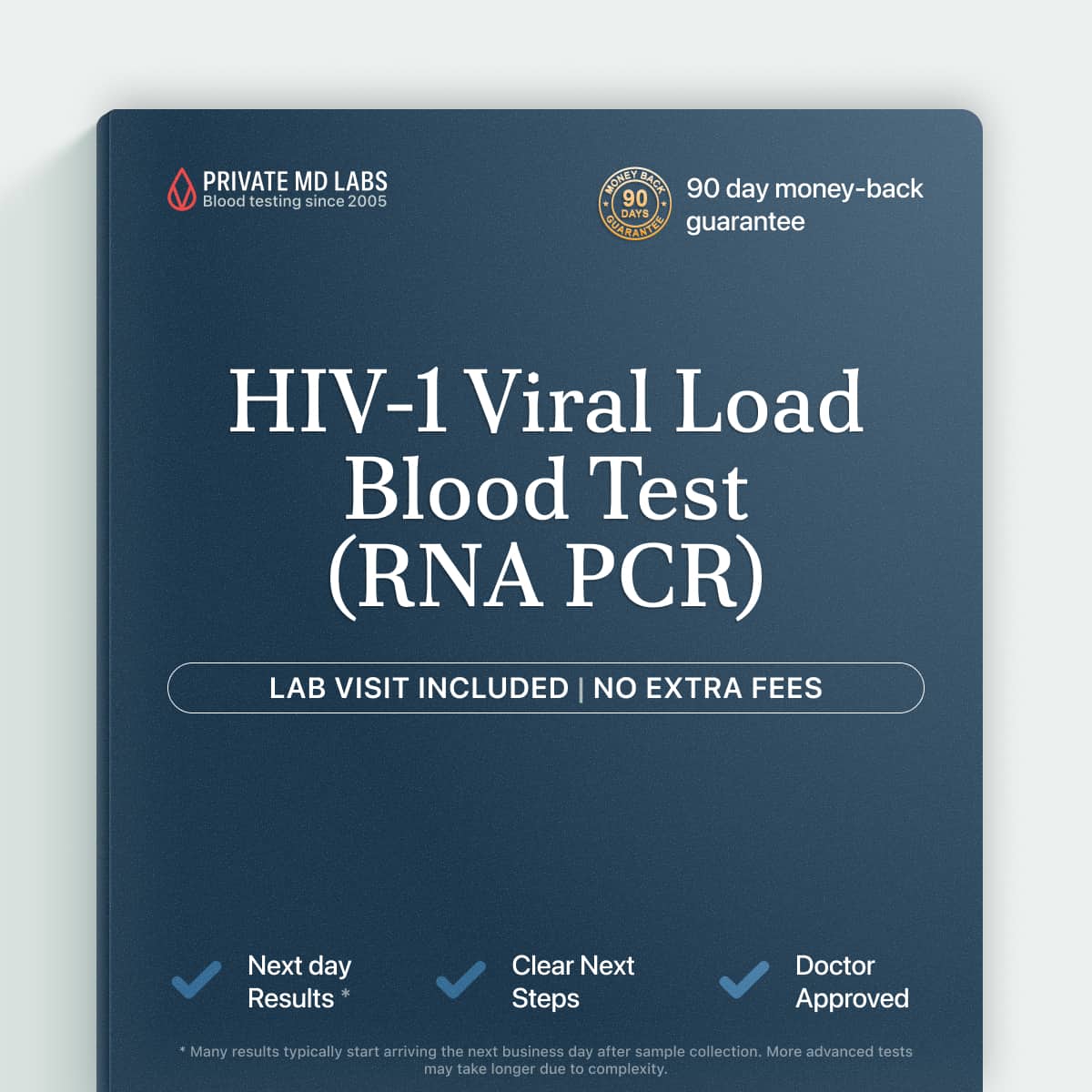HIV-1 RNA viral load test for monitoring infection status and treatment response