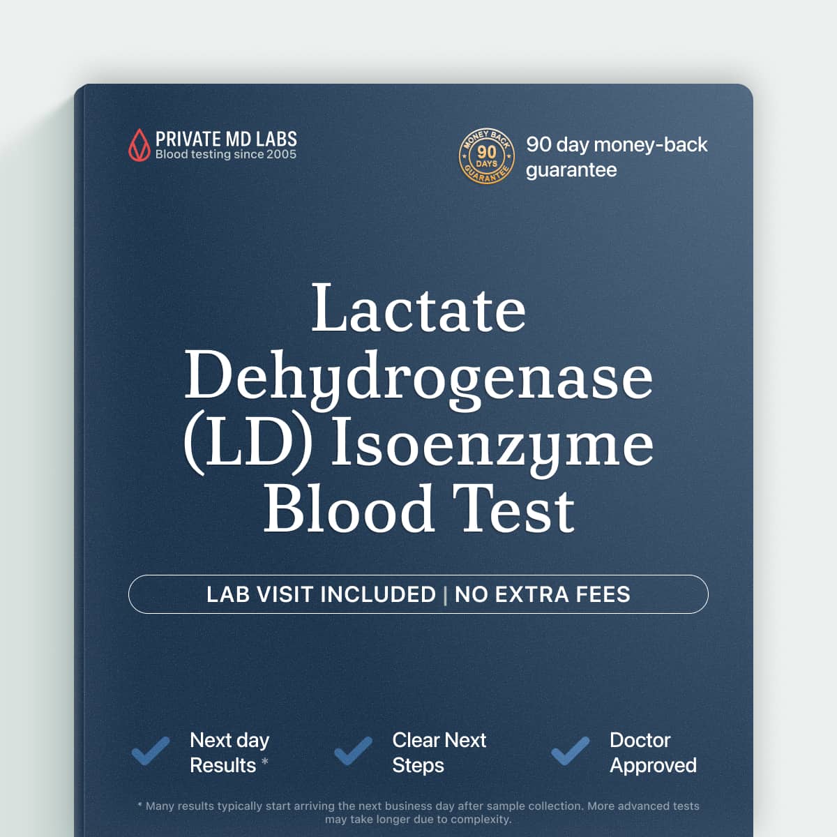 LD isoenzyme panel for investigating unexplained tissue damage or elevated LD levels