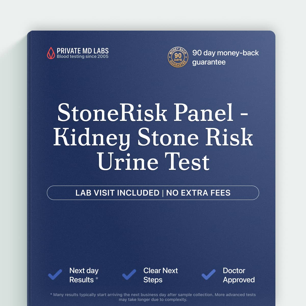 StoneRisk Panel for recurrent kidney stone formers evaluating urine mineral balance