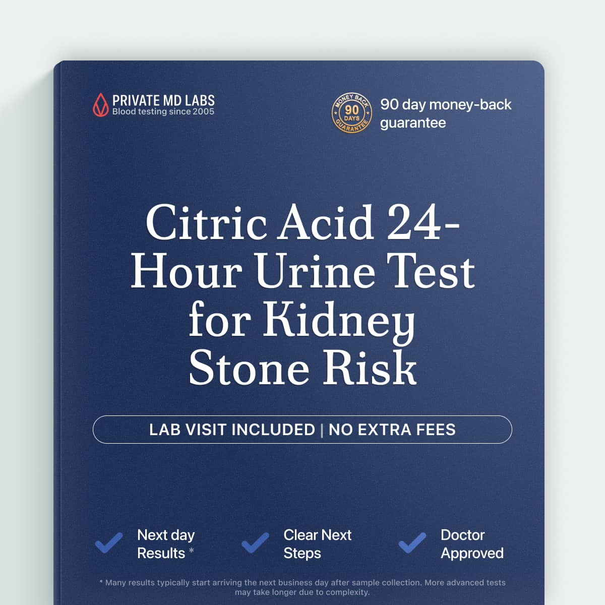 24-hour urine citric acid test for evaluating kidney stone risk factors