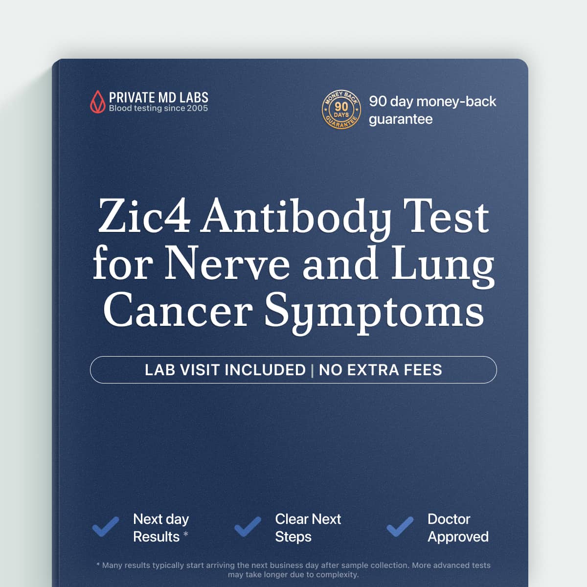 Zic4 antibody test for patients with neurological symptoms linked to lung cancer