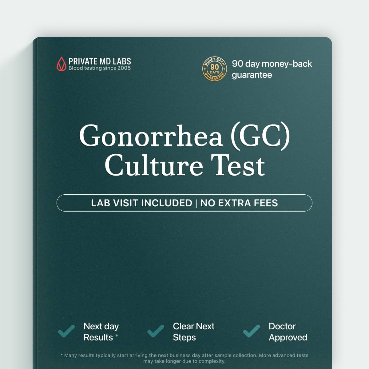 Gonorrhea culture test for detecting Neisseria gonorrhoeae infection and guiding treatment