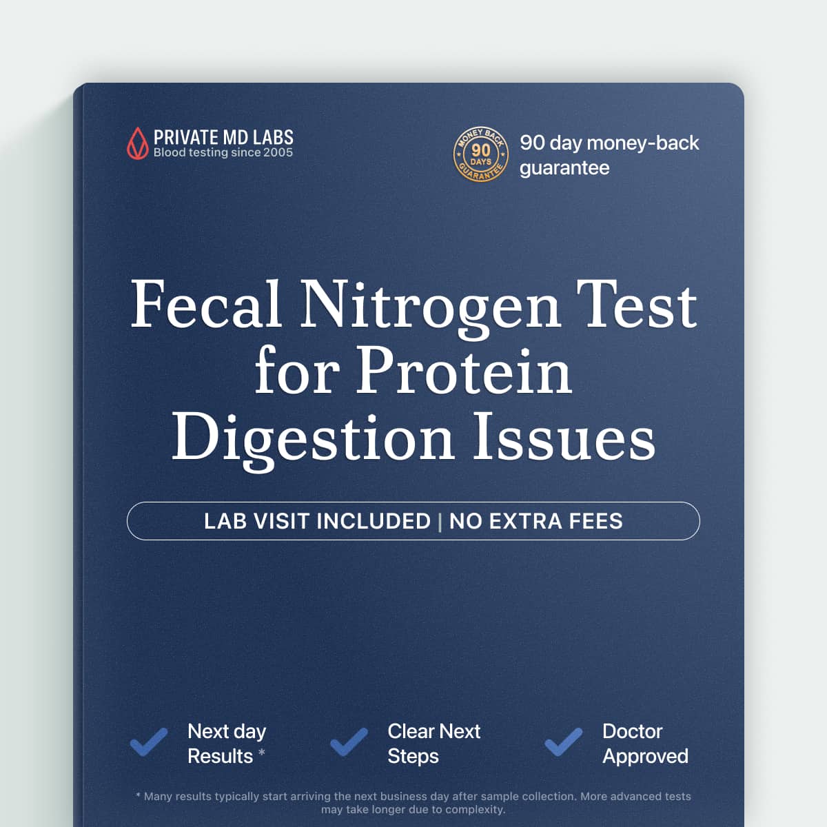 Fecal nitrogen test for evaluating protein digestion and nutrient absorption issues