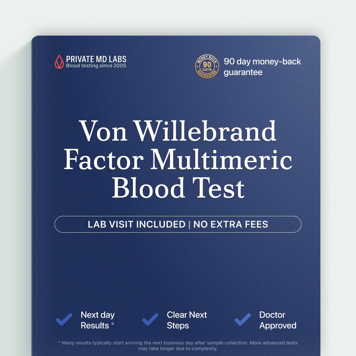 Von Willebrand multimeric test for people with unexplained bruising or bleeding history