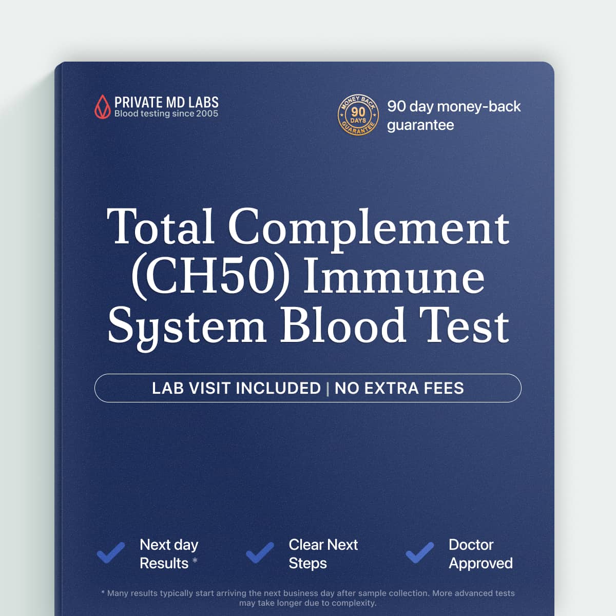 CH50 complement test for autoimmune, chronic infection, and immune system concerns