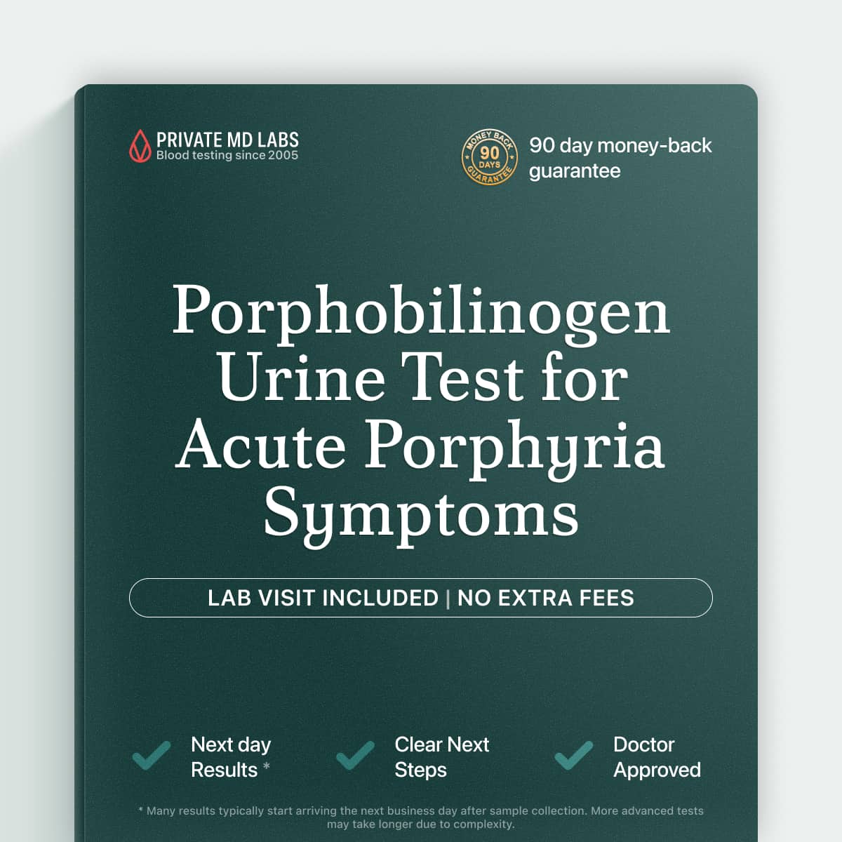 Urine test for porphobilinogen to help diagnose acute intermittent porphyria attacks