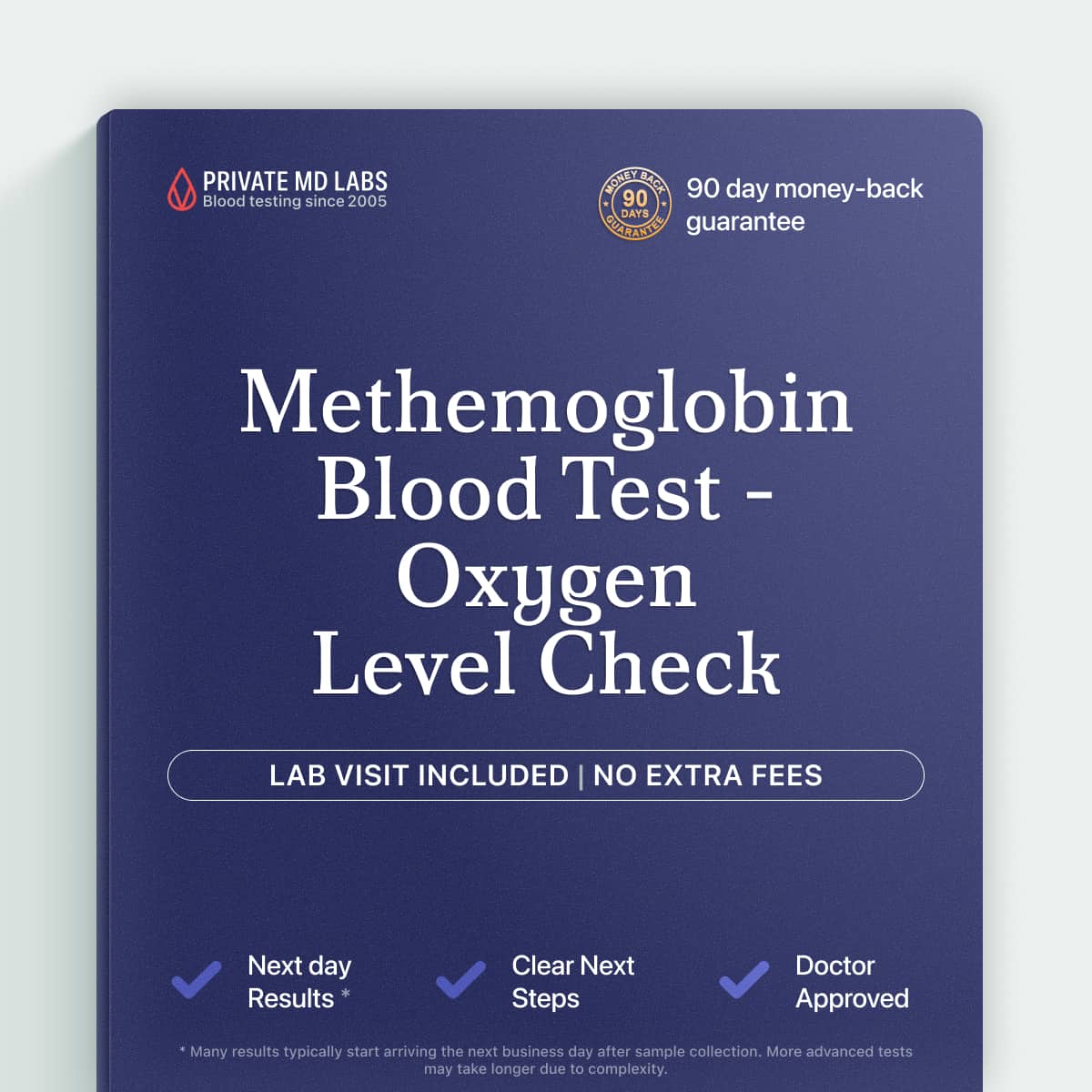 Methemoglobin blood test for checking oxygen-carrying capacity after chemical exposure