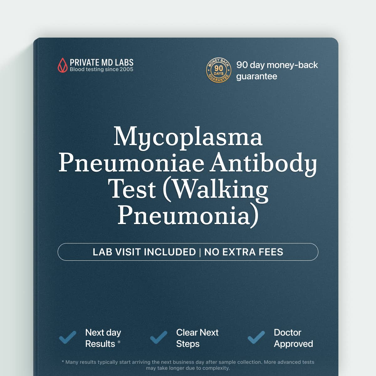Mycoplasma pneumoniae IgG antibody test for adults with persistent cough or walking pneumonia symptoms