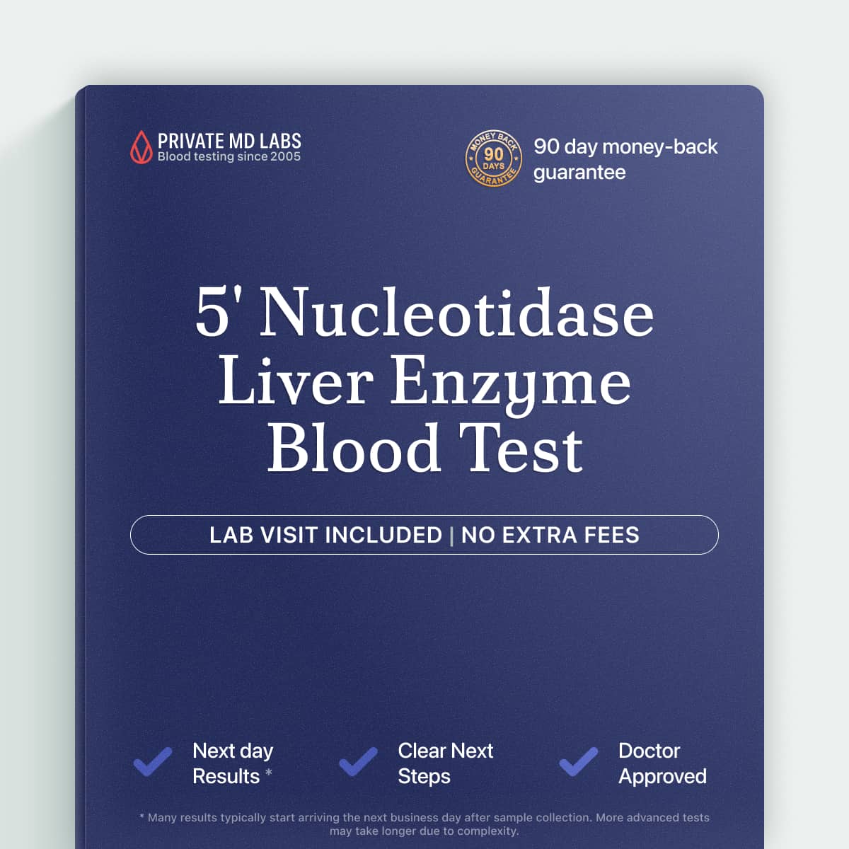 5' Nucleotidase liver enzyme test for detecting bile duct blockage and liver disease