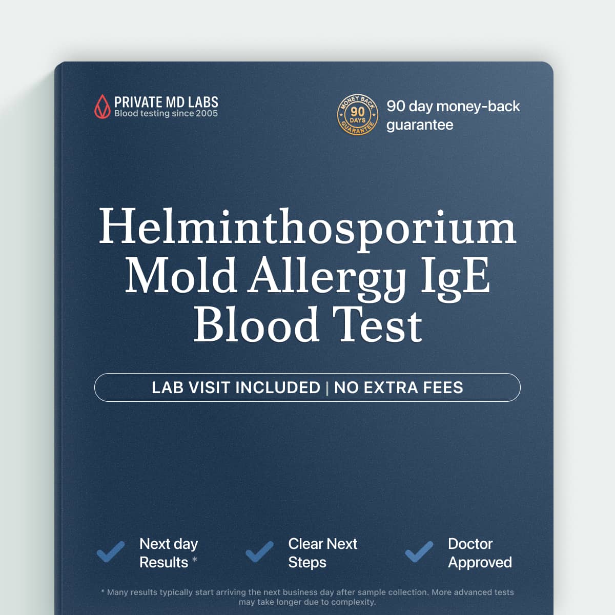 Allergy IgE blood test for Helminthosporium halodes mold sensitivity symptoms