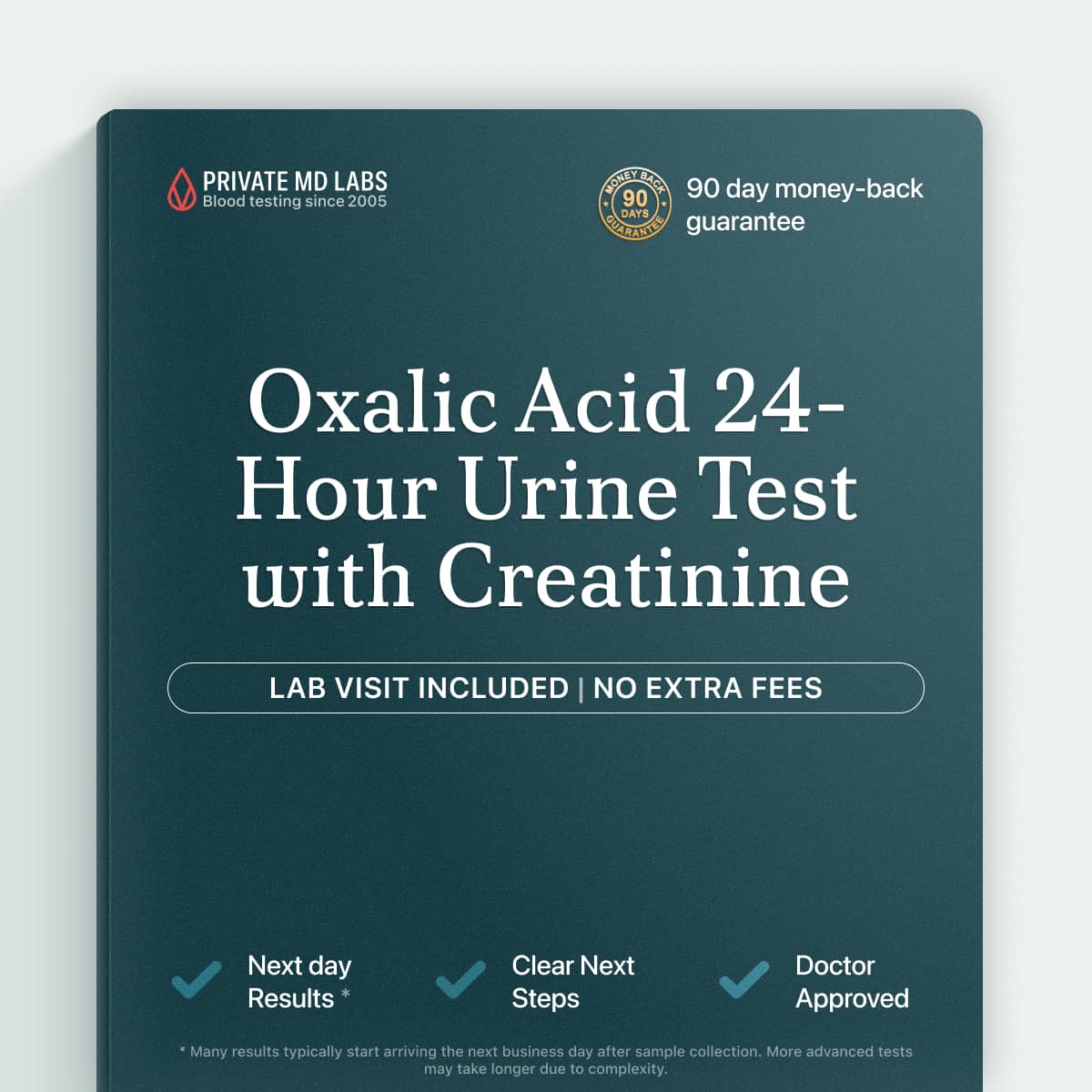 24-hour urine test for oxalic acid to assess kidney stone risk and diet