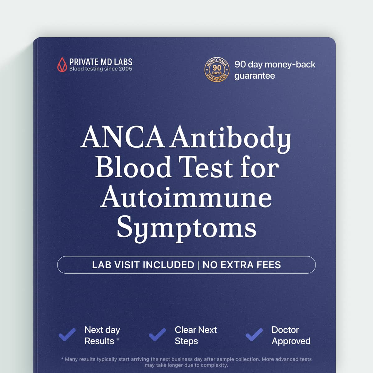 ANCA antibody test for adults with suspected autoimmune vascular or bowel disease